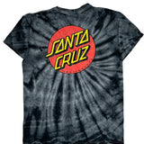 Santa Cruz Tie-Dye T-Shirt - Medium Gray Cotton