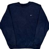 Nike Sweatshirt - Large Navy Cotton