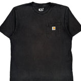 Carhartt T-Shirt - Large Black Cotton