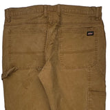 Dickies Carpenter Pants - 35W 30L Brown Cotton