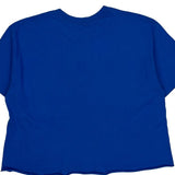 Daytona 500 Nascar Cropped T-Shirt - Medium Blue Cotton