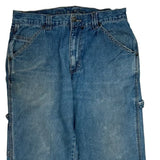Falls Creek Carpenter Jeans - 32W 32L Blue Cotton