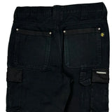 Terra Cargo Trousers - 32W 30L Black Cotton