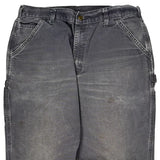 Carhartt Double Knee Carpenter Trousers - 36W 31L Grey Cotton
