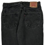 Levis Jeans - 31W 29L Black Cotton
