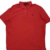 Polo By Ralph Lauren Polo Shirt - 2XL Red Cotton