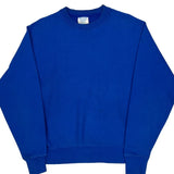 Reverse Weave Champion Sweatshirt - Medium Blue Cotton Blend
