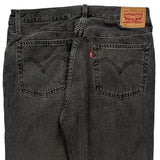 501 Levis Jeans - 32W 30L Grey Cotton