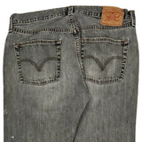 501 Levis Jeans - 34W 30L Grey Cotton