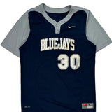 Bluejays Nike College Jersey - Large Gray Polyester