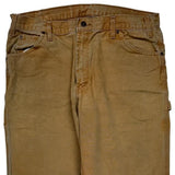 Dickies Carpenter Pants - 36W 33L Brown Cotton