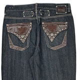 Krusauer Studded Jeans - 36W 32L Dark Wash Denim