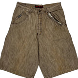 Diss Jean Cargo Shorts - 31W 12L Brown Cotton