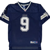 Age 14-16 Reebok Dallas Cowboys Football Jersey - Large Blue Polyester