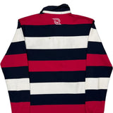Qissn Struddys Striped Rugby Shirt - Large Multicoloured Cotton