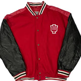 Indiana University Steve And Barrys College Varsity Jacket - XL Black Acrylic