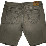 True Religion Denim Shorts - 38W 12L Grey Cotton