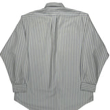Ralph Lauren Striped Shirt - Large Blue Cotton
