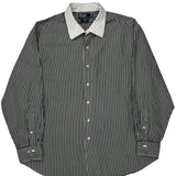 Polo By Ralph Lauren Striped Shirt - 2XL Black & White Cotton