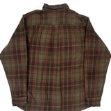 Dickies Checked Flannel Shirt - Medium Green Cotton
