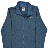 The North Face Fleece Jacket - Large Blue Polyester