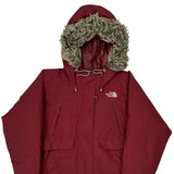 The North Face Parka - XL Red Polyester