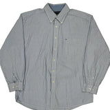 Tommy Hilfiger Striped Shirt - XL Blue Cotton
