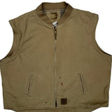 Unbranded Gilet - 4XL Khaki Cotton