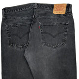501 Levis Jeans - 36W 30L Grey Cotton