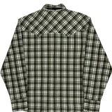 Wrangler Checked Shirt - XL Green Cotton
