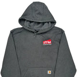 1200 Stewart Carhartt Graphic Hoodie - Medium Gray Cotton