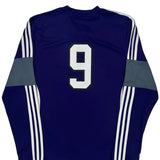 Phs Adidas Long Sleeve Football Shirt - Medium Blue Polyester