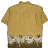 Natural Issue Floral Hawaiian Shirt - Medium Brown Viscose