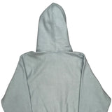 Reverse Weave Champion Spellout Hoodie - Small Grey Cotton