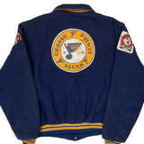 Grosse Pointe Blues Rennoc Varsity Jacket - 2XL Yellow Cotton Blend
