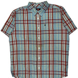 Quiksilver Checked Short Sleeve Shirt - XL Multicoloured Cotton