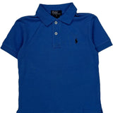 Age 5 Polo By Ralph Lauren Polo Shirt - XS Blue Cotton