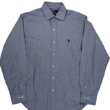Polo By Ralph Lauren Shirt - Medium Blue Cotton