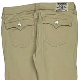 True Religion Trousers - 32W 31L Beige Cotton