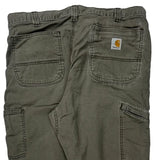 Carhartt Double Knee Carpenter Trousers - 36W 36L Grey Cotton