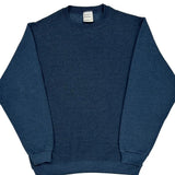 Blank Fruit Of The Loom Sweatshirt - Medium Blue Cotton Blend