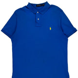 Polo By Ralph Lauren Polo Shirt - Large Blue Cotton