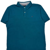 Tommy Hilfiger Polo Shirt - XL Blue Cotton