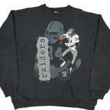 Raiders Salem Football Sweatshirt - XL Black Cotton Blend