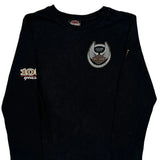100Th Anniversary Harley Davidson Graphic Long Sleeve T-Shirt - Large Black Cotton