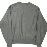 Reverse Weave Champion College Sweatshirt - Medium Grey Cotton Blend