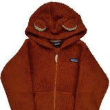 Age 4 Patagonia Hoodie - XS Orange Polyester