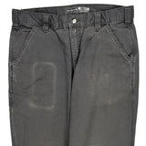 Carhartt Carpenter Trousers - 34W 32L Grey Cotton
