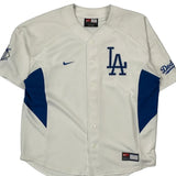 Los Angeles Dodgers Nike Mlb Jersey - Large Blue Polyester