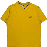 Tommy Jeans T-Shirt - Medium Yellow Cotton